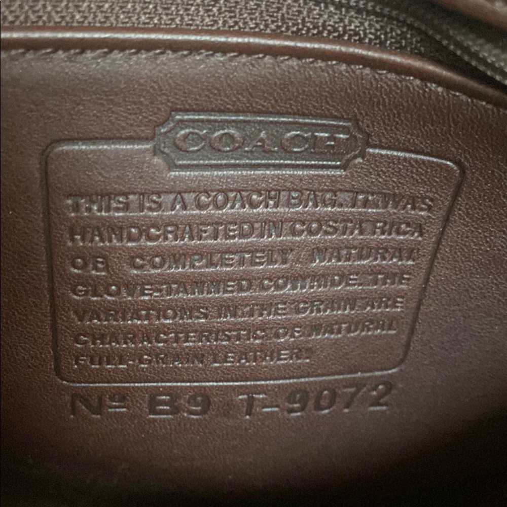 Coach Dark Brown Shoulder Bag - Picture 3 of 12
